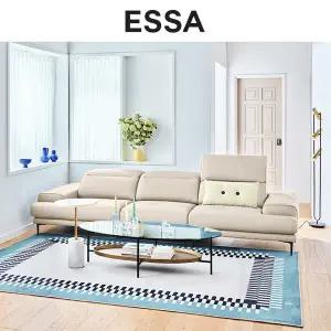 [에싸] 아르떼 4인 헤드기능 베티버 천연 면피 소가죽 소파