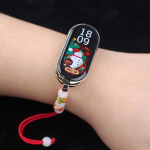 For Xiaomi Mi 밴드 용 스트랩 10 9 8 7 6 5 4 팔찌 글로벌 버전 여성 소녀 SmartWatch 액세서리
