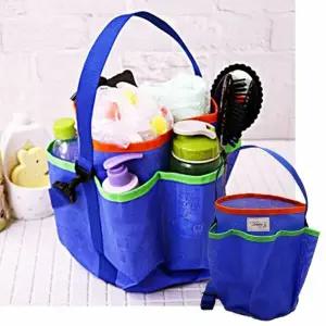 크로스 손잡이 원형매쉬백 목욕 수영가방 여행가방