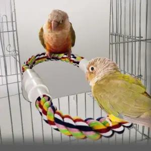 [에이치플러스몰]짹짹이받침대 놀이기구 스탠드 애완새 토이 외로운 스텐망