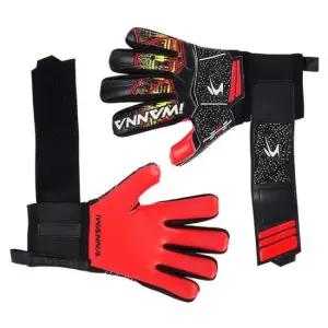 아이워너 축구장갑 손가락 꺾임 방지 골키퍼 장갑 (블랙) (S) (7호) 골키퍼장갑 축구 스포츠