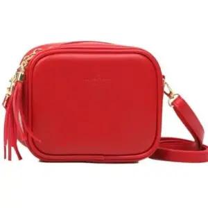[패션] 트렌드 미니 메신저백 데일리 여성 보조 가방 레드
