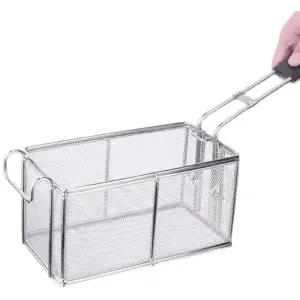 튀김 바스켓 초미세 스테인레스 감자튀김 사각 전기기