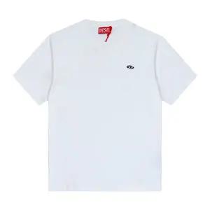 [디젤] 남성 오벌 D 로고 패치 반팔 티셔츠(A15056 0AIJU 141)