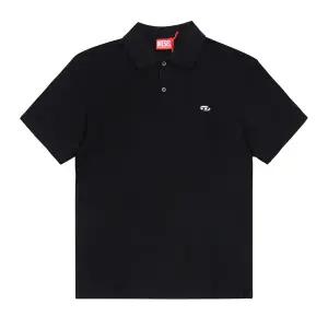 [디젤] 남녀공용 오벌 D 로고 패치카라 반팔 티셔츠(A15057 0AIJR 9XX)