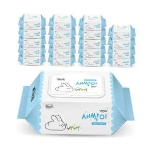 캡형 미래생활 잘풀리는집 새싹이 물티슈 100매 20팩