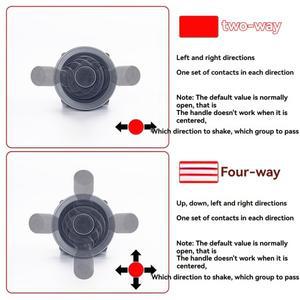 호환 22mm30mm 조이스틱/크로스 마스터 조이스틱 스위치/양방향/사방향/자동 리셋/자동 잠금/단일 채널/이