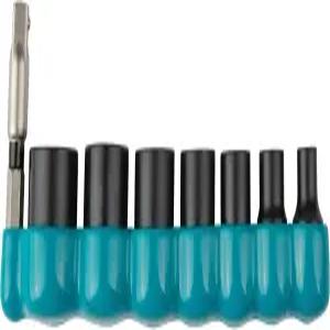 마키타 E-01703 임팩트 XPSTM 8대. 1/4인치 드라이브 6포인트 SAE 소켓 세트(표준 어댑터 포함)