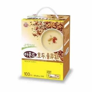 아몬드 T7X1F8U7 호두 율무 차 18g 100티백 벌크 포장 차 음료