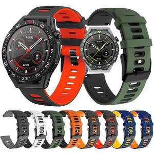 화웨이 시계 4 GT3 SE 2 Pro 46mm 손목 밴드 Smartwatch 팔찌 용 교체 실리콘 스트랩