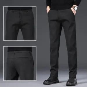 [JED] 간절기 정장 남성 스판 슬림핏 슬랙스 출근용 바지 신축성