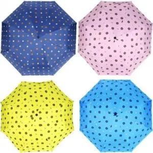 [JED] 우양산 양산 차단 접이식 자동 캐릭터 자외선 양산형 겸용 햇빛 우산 3단 암막 곰