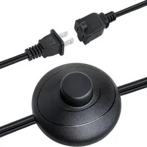 풋 페달 스위치 편광 플러그가 있는 6피트 연장 코드 램프 도구 및 가전제품용 헤비 듀티 컨트롤