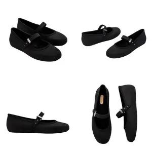 [토박스](대전신세계)MELISSA] 멜리사 우먼 소프트 발레리나 블랙 플렛 슈즈 MSWCG2TSSB11