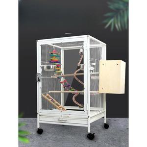 대형 앵무새장 이동장 새장 중형 선반 횟대 큰 새이동장 날림장