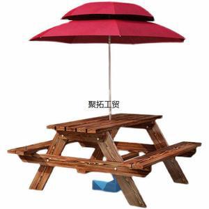 파라솔 테이블 야외 옥상 의자 루프탑 스 테이블과 캠핑