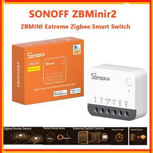 SONOFF ZB NIR2 EXT 호환 통한 스위치 ZIGB 허브와 분리 스마트 EWELINK를 릴레이 원격 외부 ME 제어 가능
