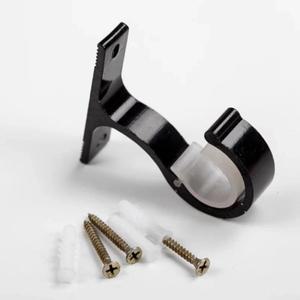 호환 가정용 천장 커튼 로드 브래킷  알루미늄 합금 크로스바 고정 클립  드레이퍼 걸이식 랙  두꺼운 벽걸