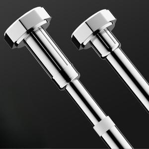 호환 35-80cm 텔레스코픽 옷 막대  펀치없는 커튼 샤워 조절식 스테인레스 랙 보관