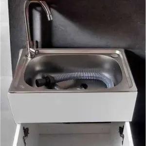 스테인레스 개수대 씽크대 일체형 간이 야외 싱크 주방 보조