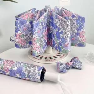 플라워 우산 양산 자동 3단 튼튼한 양우산 판촉물 우양산 튼튼한3단 답례품 고급