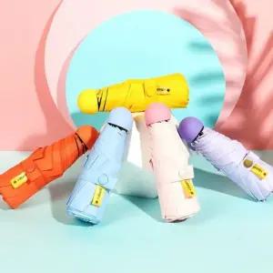 8K 캔디팝 5단 미니우산 양우산 캡슐우산 암막양산 초경량양산 미니양산 양산우산 마카롱우산