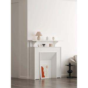 스타일 인플루언서 분위기 민박집 벽난로 아트 데코레이션 캐비닛 통로 현관대 화이트