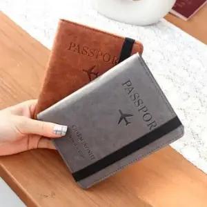 RFID 차단 보안 여권 파우치 신형 전자여권 케이스 지갑