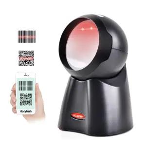 데스크톱 2D QR 바코드 스캐너 핸즈프리 전방향 USB 빅 리더 1D 스크린 스캐닝