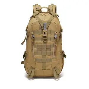 튼튼 생활방수 밀리터리 택티컬 등산가방 35L 대용량백팩 브라운
