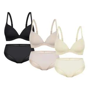 [Wonderbra] 퓨징 볼륨 노와이어 브라팬티 6종세트 택 1