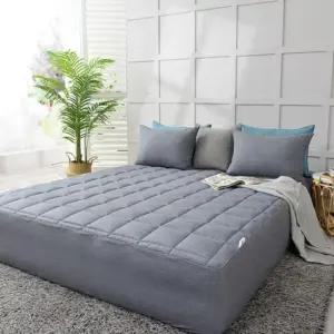 싱글침대커버 침대 패드 토퍼형 매트리스 커버 시트 토퍼 슈퍼싱글