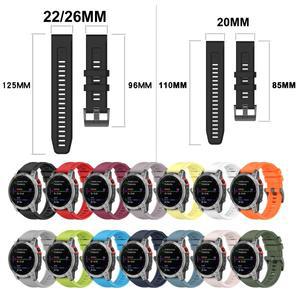 20 Garmin Fenix 7x7 7s 6x6 Pro 5x5 plus 3 스마트 시계 퀵 릴리스 팔찌 용 26mm 밴드
