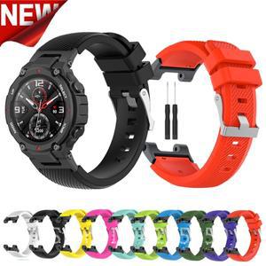 Xiaomi Amazfit T-rex Pro 스트랩 보호대 용 실리콘 밴드 손목 팔찌 + TPU 케이스 보내기 도구