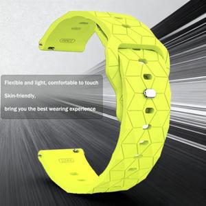 삼성 갤럭시 워치 46mm 기어 S3 클래식용 실리콘 스트랩, 화웨이 GT6 6Pro용 유니버설 밴드 스포츠 팔찌