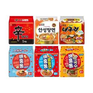 신안너배쫄막 (신라면5,안성탕면5,너구리5,배홍동4,배홍동쫄쫄면4,배홍동막국수4)