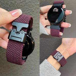 삼성 갤럭시 시계 7/FE/4/5 Pro/6 클래식/기어 s3 pulseira correa 팔찌 화웨이 GT 4 2e 밴드 용 20mm 스트