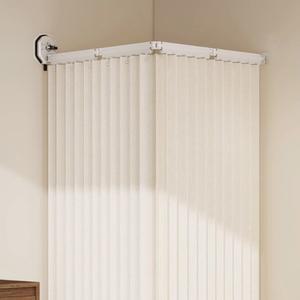 접이식 샤워 커튼 러브트리스 단 블라인드 비천공 곡선 펀치없는 도어 가정용 욕실