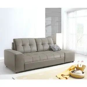 [NS홈쇼핑](시)[서광퍼니처] 헤르본 합성가죽 3인용 소파+스툴[35391465]