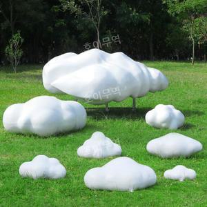 공원 구름 모양 FRP 조형물 야외 플라스틱 장 포토존