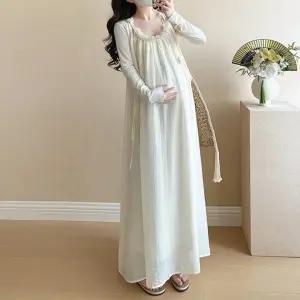 맘콩 끈원피스임부복 끈임산부원피스 임산부옷 여름임부복 임부원피스 임산부치마 만삭원피스