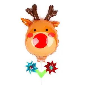 풍선바람개비 루돌프 크리스마스 풍선