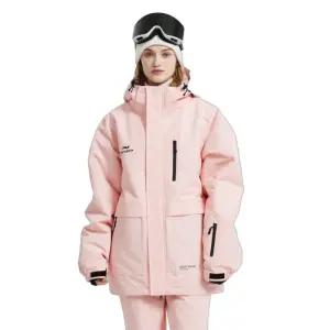 여성 보드복 스노우보드 세트 여자보드복 겨울 스키복 핑크