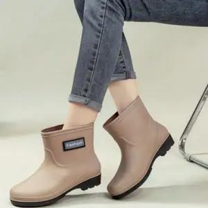 워터슈즈 작업화 레인부츠 발목장화 주방 07 여름 미들 여성 방수장화 235-255 여성 여성장화