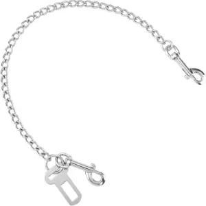 모고코 스테인리스 스틸 씹지 않는 반려견 자동차 안전벨트 반려동물 차량 안전 구속 케이블 더블 클립 및