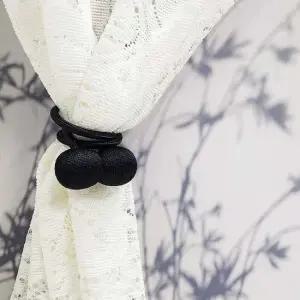 SFr 컬러 마그네틱 커튼 타이 원형 자석커튼타이