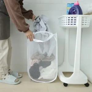 신혼 메쉬 장난감보관 원룸 세탁바구니 빨래통 접이식