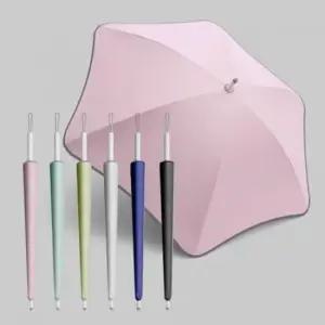 [패션] 라운드 엣지 6K 자외선 차단 양우산 겸용 장우산 수동 여름 장마 대비 양산