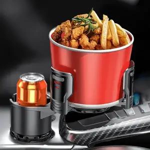 ( )2in1 확장형 거치대 투인원 차량 컵홀더 테이블 라온파인 컵 홀더 멀티 수납