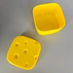 ( )사각 수납정리함 멀티박스 치즈모양